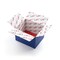 Great Papers! Giftin Shipping Box, Patriotic, 12" x 10" x 1/8" (assembled), Printed Inside and Out, 2-Pack